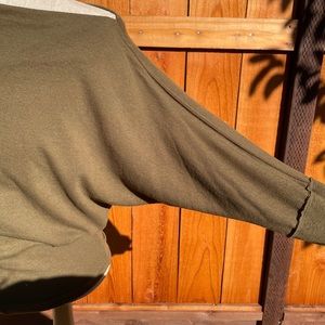 Free People cowl neck or off the shoulder